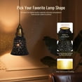thumbnail image 5 of 4 Pack Ceiling Fan Light Covers Shade Replacements with 1-5/8" Fitter, 4.5" Height and 4-3/4" Diameter, Metal Bell Shaped Cover for Chandelier Pendant Light Wall Sconces Series, 5 of 10