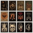 thumbnail image 2 of Pósteres de pared de alquímia europea de bruja Vintage, carteles de papel Kraft, decoración del hogar, decoración del hogar, regalo, pegatina de pared, 2 of 4