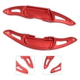 thumbnail image 4 of Pièces Intérieures de Voiture 2pcs Roue de Direction de Voiture Pagaie Extension Rouge Remplacement pour 3 2014-up, 4 of 8