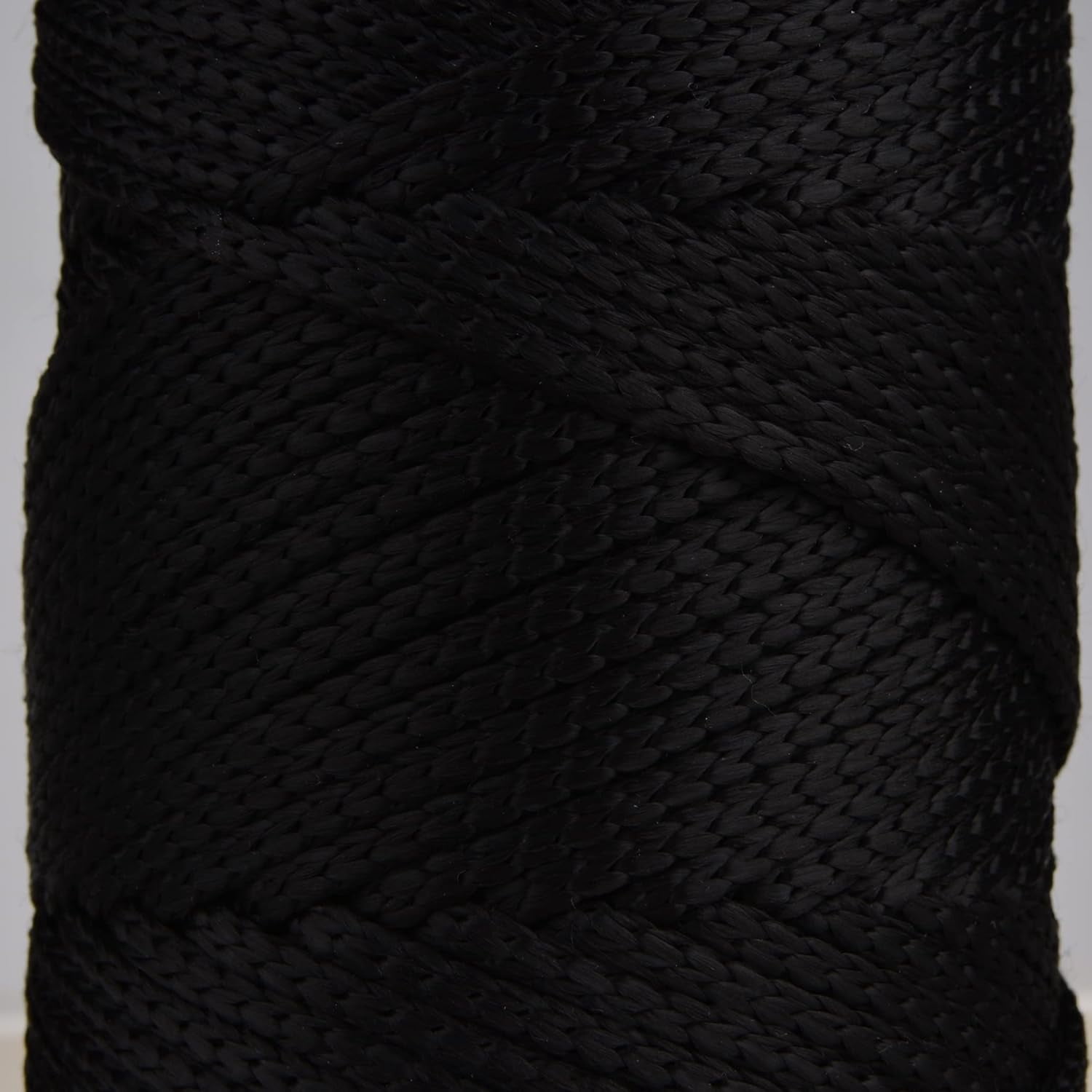 4 Skeins of Sensy Premium 5mm 104 Yards Polyester Rope 100% Polypropylene Cord Macrame Cord 5mm Crochet Bag Cord Macrame Rope Crochet Thread Gift for Knitter (Black)
