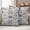 Blue Beige, variant on Boho Ethnic Outdoor Waterproof Pillow Covers, Vintage Shabby Southwest Floral Motifs Decorative Square Throw Pillowcase Sofa Cushion Sham for Patio/Couch/Chair, 16"x16" 2 Pack