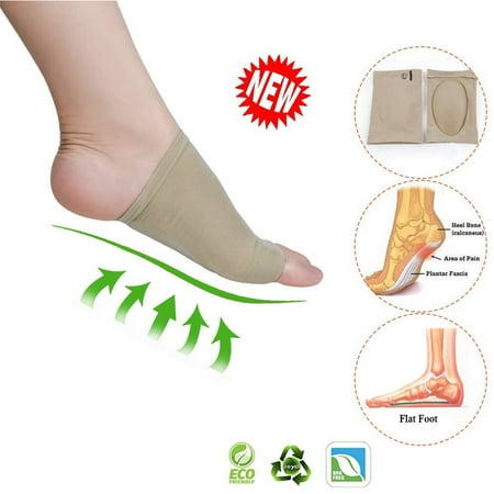 Arch Support，New Material，Arch Compression Sleeves/Socks with Comfort Gel Pad,Best for Plantar Fasciitis & Flat Feet/Foot, Pain Relief, for Men &