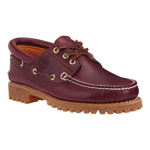 timberland 3 eye classic lug burgundy