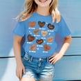 thumbnail image 2 of Camisole pour Femmes avec Soutien-Gorge Intégré Manches Longues Légères Filles Mode Décontractée Imprimé Col Rond T-Shirt Manches Courtes, 2 of 4