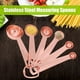 thumbnail image 2 of JUEGO DE CUCHARAS MEDIDORAS DE ACERO INOXIDABLE, HERRAMIENTA Para Cocinar y Hornear, 6 UDS., 2 of 8
