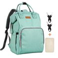 thumbnail image 1 of Wipalo Waterproof Large Capacity Backpack Diaper Bag, Green, 1 of 9