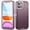 Purple, variant on JTCASES for iPhone 11 Case, Shockproof Anti-drop PC Frame Anti-slip Strip Silicone Back Shell Rugged Anti-scratch for iPhone 11 (6.1" 2019) - Red