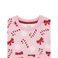 thumbnail image 5 of Joyful Moments Toddler Candy Cane Print Sweatshirt and Jogger, 2-Piece Set, Sizes 12M-5T, 5 of 12