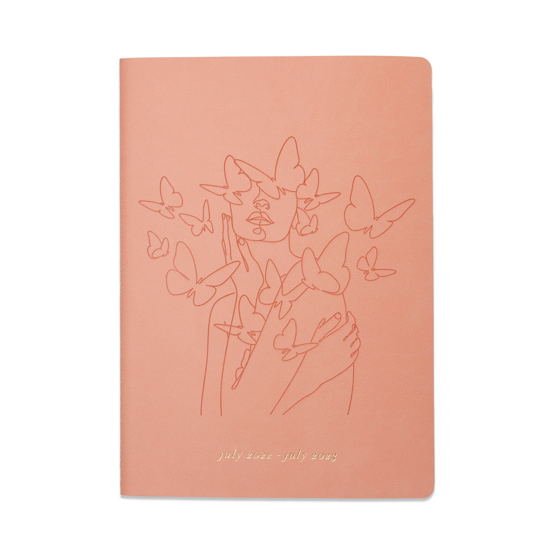 Think Ink Leatherette, Monthly Academic Year Planner, 7 x 9.75, Free Spirit, July 2022 - July 2023