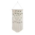 thumbnail image 1 of Tapiz de macramé de hojas para colgar en la pared, tapiz de macramé de hojas verdes para colgar en la pared, decoración de pared bohemia, tapiz de hilo para colgar en la pared, hecho a mano B, 1 of 5