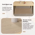thumbnail image 5 of Jopath 63 inch Rectangular Dining Table for 6-8 People,Modern Dining Table with Wooden Tabletop & Iron Legs for Office Kitchen Living Room, 5 of 8