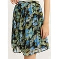 thumbnail image 5 of Time and Tru Women's Sunburst Pleat Mini Skirt, Sizes XS-XXXL, 5 of 6