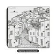 thumbnail image 3 of Decal Skin for PS4 Slim / PS4 Pro / PS4, Whole Body Vinyl Sticker Cover for Playstation 4 Console and Controller (Santorini Black & White Greece), 3 of 5