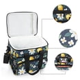 thumbnail image 6 of FORMRS Insulated Cooler Bag 24 Cans Capacity Soft Leakproof Lunch Box with Side Pockets, Lemon Flowers, 6 of 7