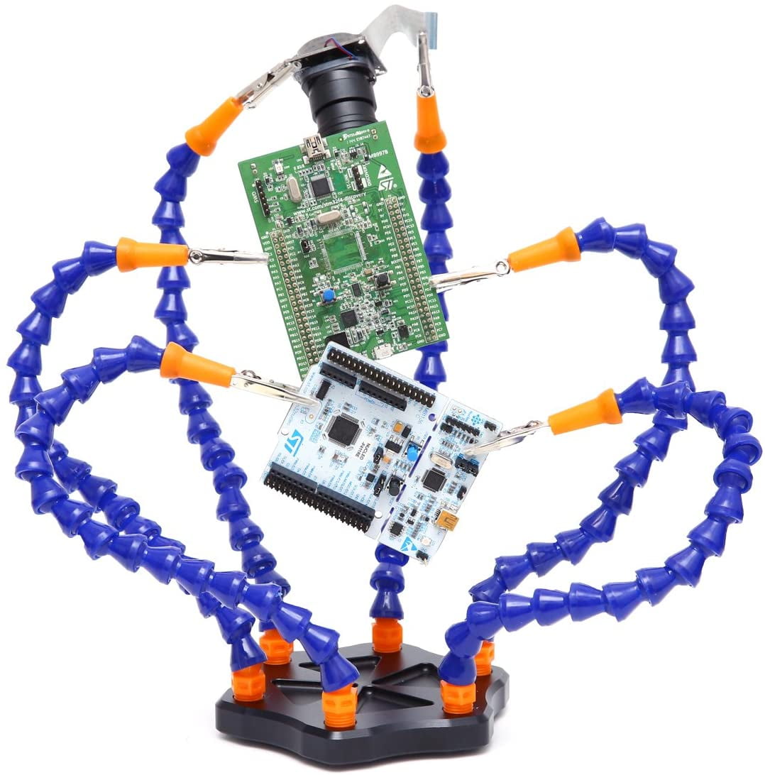 6 Flexible Arms Soldering Arm Non-Slip for Painting Electronics Repair Soldering Tool PCB Holder Stand Soldering Third Hand 6 Flexible Arms Soldering Arm Non-Slip for Painting Electronics Repair Soldering Tool PCB Holder Stand Soldering Third Hand