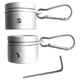 thumbnail image 1 of Anillos De Asta De Bandera Anillos De Montaje De Bandera De Asta Giratoria De 360 ​​​​Grados Aleación De Aluminio Anti Envoltura Con Mosquetón Para Poste De 0.75-1.02 Pulgadas De Diámetro Inevent HA034634-00, 1 of 6
