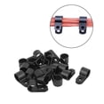 thumbnail image 3 of Clip organizador del cable del teléfono 100pcs Clip organizador de la gestión del cable del alambre de la abrazadera de nylon del tipo R AweSitey HA000805-00, 3 of 7