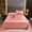 Coral Pink, variant on ZFYXGS Silk Bed Sheets Luxury and Soft Cooling Sheets Coral Pink California King Size 67X90in for Clearance, School Season, Bedding