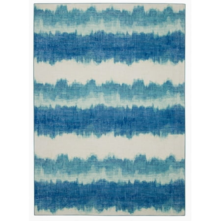 

Outdoor Washable Apopka Ivry Blue 7X9