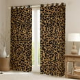 thumbnail image 2 of Manfei Abstract Geometric Curtains Pack of 2 (42x84 Each),Animal Print Curtains Blackout,Animal Leopard Bedroom Curtains,Wildlife Room Decor, 2 of 6