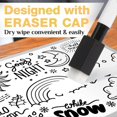 thumbnail image 3 of Whiteboard Markers, 20 Pieces Black Dry Erase Whiteboard Markers with Eraser Fine Tip Whiteboard Markers for KidsSurprise Gift Great Gift, 3 of 5