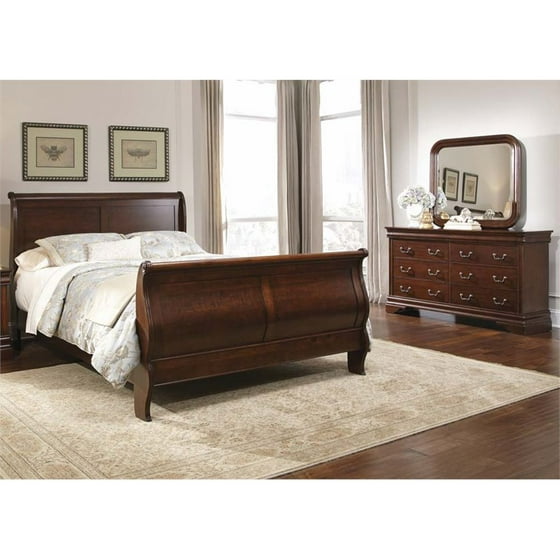 Liberty Furniture Carriage Court 3 Piece Queen Sleigh Bedroom Set