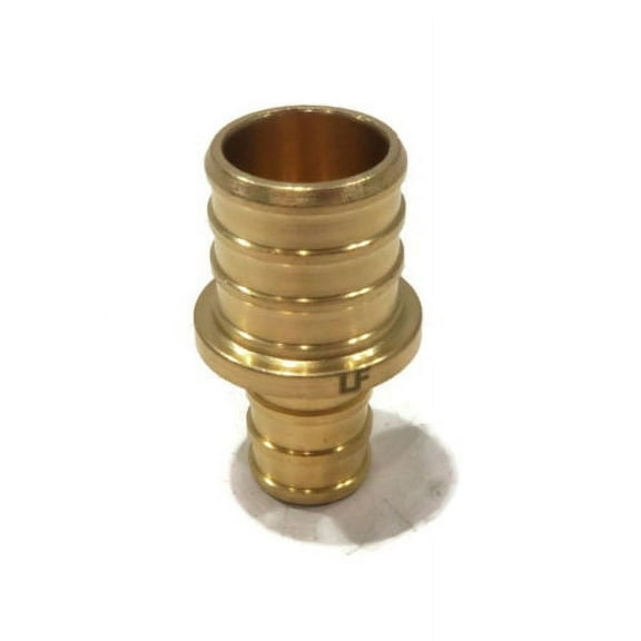 The ROP Shop | 3/4" x 1/2" PEX Brass Lead Free Reducing COUPLING Fitting Water Line Coupler