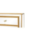 thumbnail image 6 of Nightstand 2 drawers 2 doors 38in. W x 12in. D x 32in. H in gold, 6 of 11