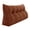 Coffee, variant on Johnear Wedge Pillow Heaboard Triangle Bolster Pillow for Sitting in Bed Adults Reading Pillows Backrest Support,Headboard Pillow Daybed Sofa Body Pillow Positioning Cushion (White Full)