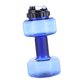 thumbnail image 3 of Botella de agua con forma de mancuerna de 1 pieza, hervidor de agua deportivo portátil, taza de levantamiento de pesas con mancuernas, botella de agua para ejercicios (azul), 3 of 6