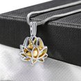thumbnail image 4 of Cremation Jewelry Lotus Flower Necklaces For Ashes, 4 of 6