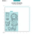 thumbnail image 2 of GOR Cling Stamp Wild Ruby Gorjuss 120x170x5mm 5 PC nr.346, 2 of 4