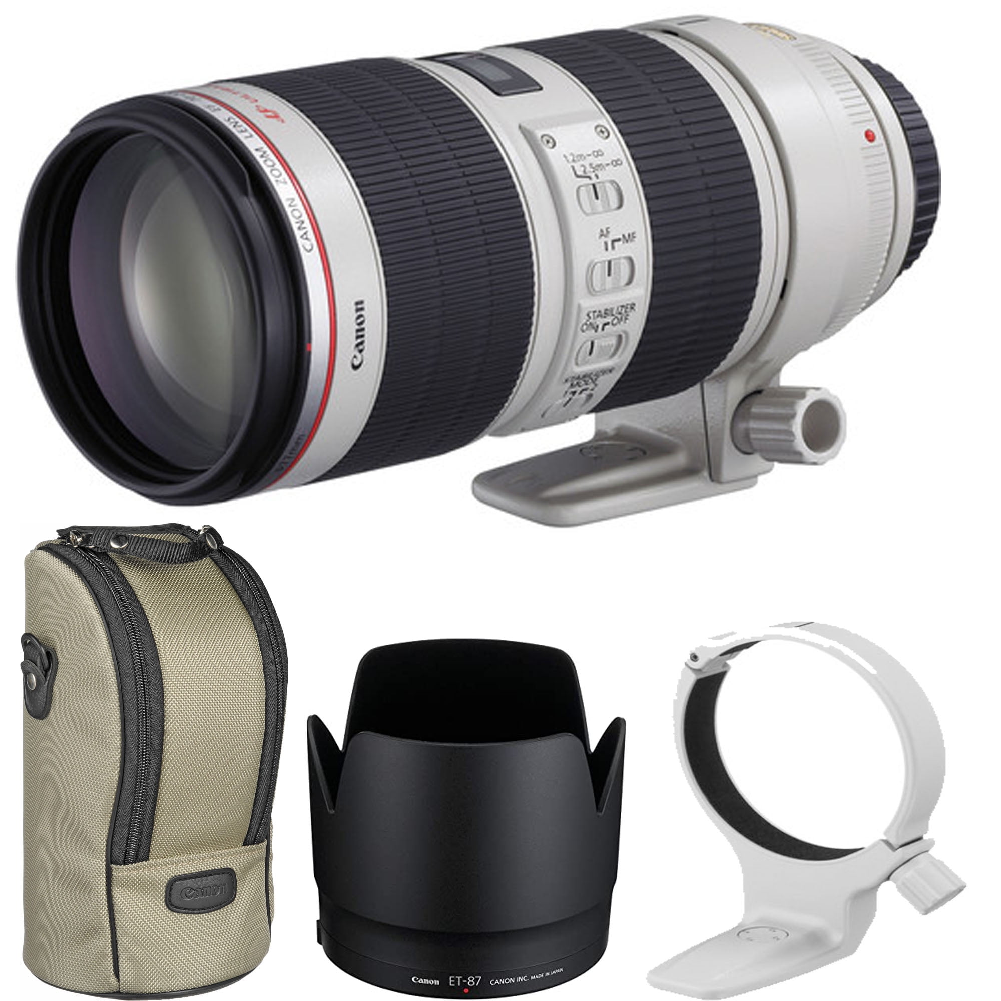 TELEOBJETIVO CANON ZOOM LENS EF 70-200 1:2.8 L IS USM