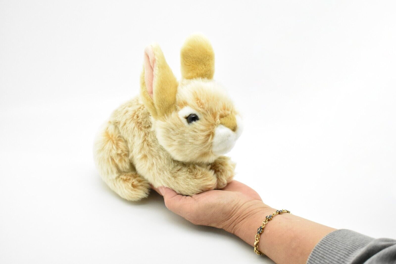 Rabbit, Realistic, Lifelike, Stuffed, Soft, Toy, Educational, Animal, Kids, Gift, Very Nice Plush Animal 11" F4515 BB10