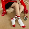 thumbnail image 3 of Women's Christmas Printed Socks Cute Warm Comfortable Socks Home Socks, 3 of 5