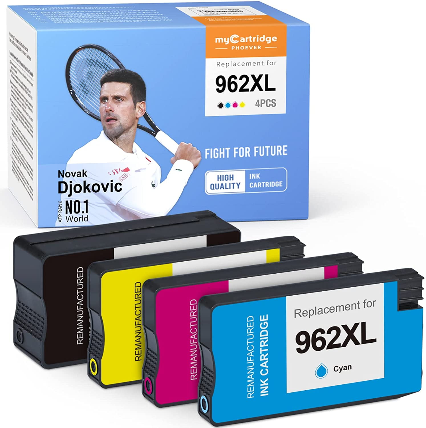 962 XL Ink Cartridges Combo Pack (4 