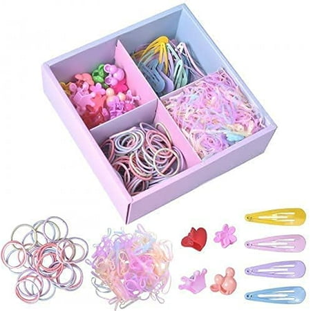 Hair Accessories for Girls, Kids Hair Clips Hair Ties Hair Bands Snap  Barrettes Hair Elastic Rubbers Jaw Clips with Storage Box for Kids Girls  Baby Toddlers Women | Walmart Canada