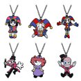 thumbnail image 2 of Collar de figura de conejo de payaso de circo Digital, figuras de Anime, juguetes de modelo Kawaii, colgante, regalos, increíble, nuevo, caliente, 2 of 5