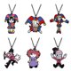 thumbnail image 2 of Collar de figura de conejo de payaso de circo Digital, figuras de Anime, juguetes de modelo Kawaii, colgante, regalos, increíble, nuevo, caliente, 2 of 5