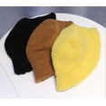 thumbnail image 4 of CoCopeaunt Women Fluffy Bucket Hat Casual Fuzzy Plush Cozy Girls Students Fisherman Cap, 4 of 6