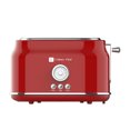 thumbnail image 3 of Culinary Chef Grille-Pain Rétro 2 Tranches – Fentes Larges, 5 Réglages de Brunissage, Fonctions Bagel, Décongélation & Annulation – 900W – Rouge, 3 of 10
