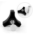 thumbnail image 3 of 8 Sets Lawn Mower Handle Bolts, Triangle Handle Knob Nut Screw Bolt Lawnmower Handle Wing Nut Universal Fixing Nut, 3 of 5