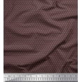 thumbnail image 1 of Soimoi Japan Crepe Satin Fabric Geometric Shirting Print Fabric by The Yard 42 Inch Wide, 1 of 1