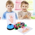 thumbnail image 2 of Juguetes de Ciencia Juego de anillos elásticos para dedos Juego educativo de rompecabezas de anillo de agarre de mano para niños Tmvgtek Nuevos Originales, 2 of 6