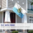 thumbnail image 2 of ANLEY Fly Breeze Drapeau de la Saint-Marin 3 X 5 Pieds - Drapeaux de Saint-Marin en Polyester, 2 of 6