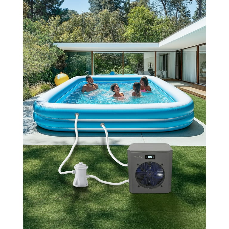 Varpoolfaye Pool Heaters for Above Ground Pool 16000 BTU Swimming