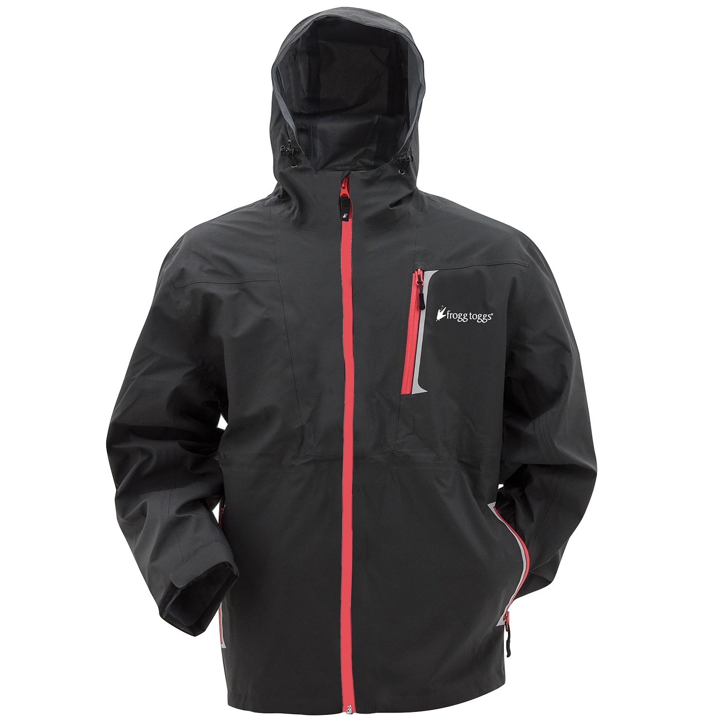 Frogg Toggs Rockslide Waterproof Rain Jacket, Carbon Black, Size XXX