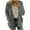 Gray-B, variant on Womens Winter Sherpa Fleece Coat Solid Color Fuzzy Fleece Open Front Teddy Jacket with Pocket Long Sleeve Shawl Neck Button Cardigan Trendy Casual Fall Winter Plush Cardigan Purple S