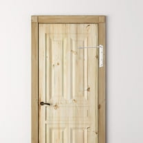 Baluue Door Closer Hinge Automatic Closing 1 Set White Stainless Steel