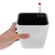 thumbnail image 5 of High Drainage Self Watering Pot For Herbs Succulents Flowers White 1Pack Designed For Indoor Use, 5 of 5